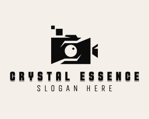 Vlogger Video Camera logo design