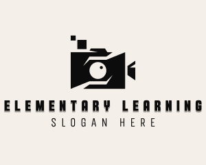 Vlogger Video Camera logo design