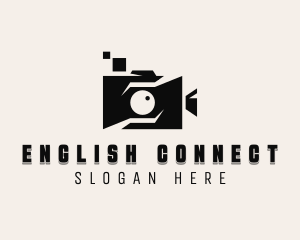 Vlogger Video Camera logo design