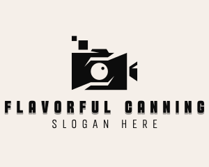 Vlogger Video Camera logo design