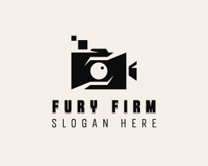 Vlogger Video Camera logo design