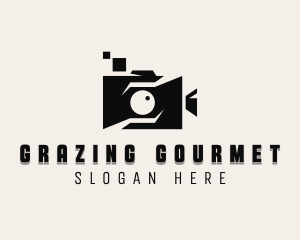 Vlogger Video Camera logo design