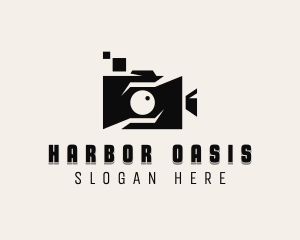 Vlogger Video Camera logo design