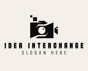 Vlogger Video Camera logo design