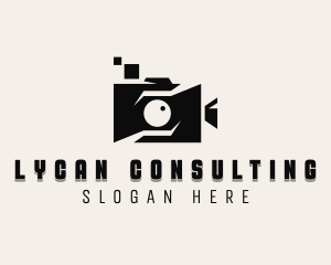 Vlogger Video Camera logo design