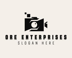 Vlogger Video Camera logo design