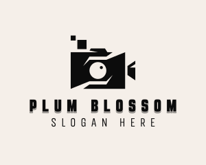 Vlogger Video Camera logo design