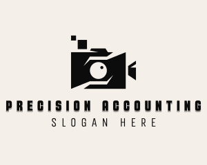 Vlogger Video Camera logo design