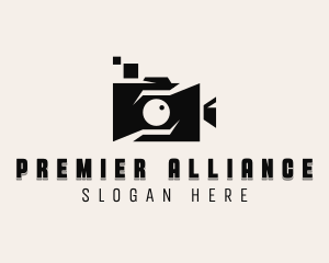 Vlogger Video Camera logo design