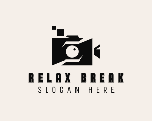 Vlogger Video Camera logo design