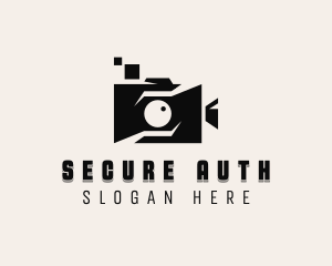 Vlogger Video Camera logo design