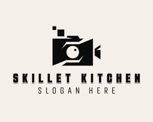 Vlogger Video Camera logo design