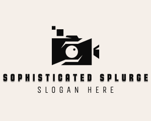 Vlogger Video Camera logo design