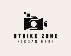 Vlogger Video Camera logo design