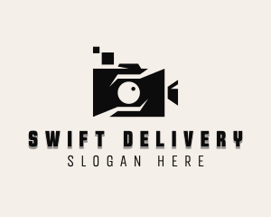 Vlogger Video Camera logo design