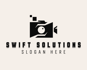 Vlogger Video Camera logo design