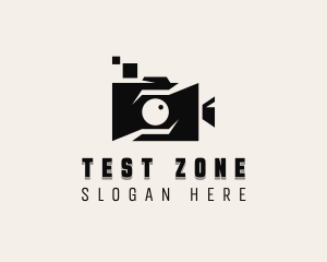 Vlogger Video Camera logo design