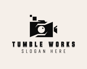 Vlogger Video Camera logo design