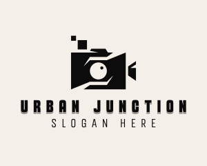 Vlogger Video Camera logo design