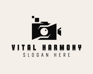 Vlogger Video Camera logo design