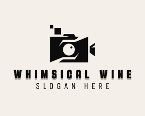 Vlogger Video Camera logo design