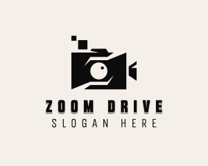 Vlogger Video Camera logo design