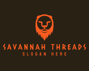 Lion Animal Silhouette logo