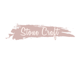 Feminine Brush Craft logo design