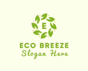 Eco Leaf Wellness logo design