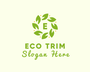 Eco Leaf Wellness logo design