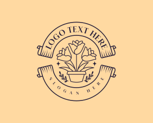 Flower Pottery Garden logo