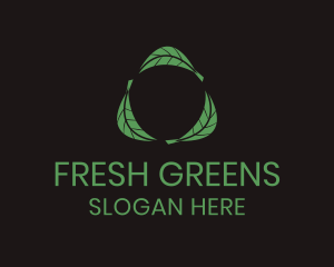 Green Leaf Cycle logo design