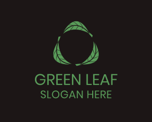 Green Leaf Cycle logo design