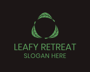 Green Leaf Cycle logo design