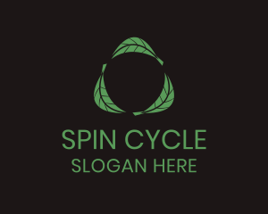 Green Leaf Cycle logo design