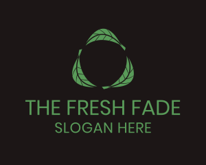 Green Leaf Cycle logo design