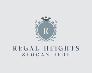 Royal Shield Upscale logo design