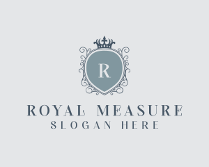 Royal Shield Upscale logo design