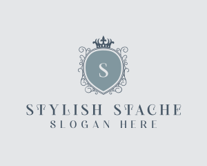 Royal Shield Upscale logo design