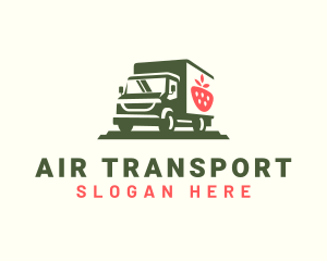 Fruit Truck Delivery logo design