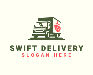 Fruit Truck Delivery logo design