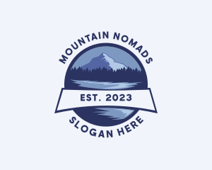 Mountain Lake Camping logo design