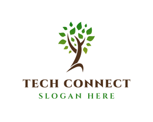 Natural Tree Plant Logo