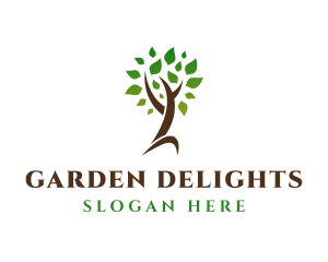 Natural Tree Plant logo design