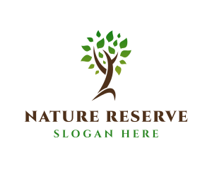 Natural Tree Plant logo design