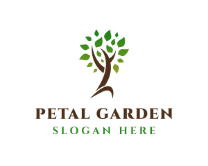 Natural Tree Plant logo design