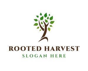 Natural Tree Plant logo design