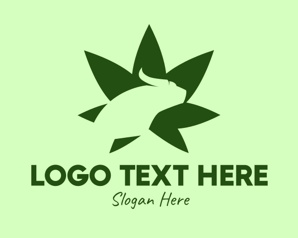 Cannabis Shop logo example 1