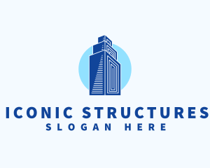 Building Structure Realty logo design