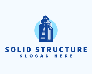 Building Structure Realty logo design